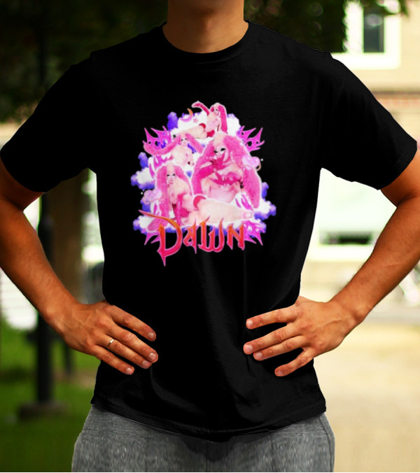Dawnverse Dragcon Pink Fantasy T-Shirt
