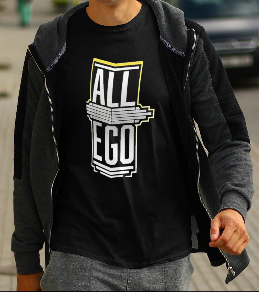 Ethan Page All Ego Stacked Text T-Shirt
