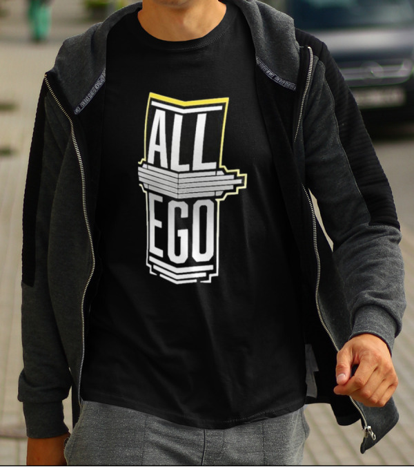 Ethan Page All Ego Stacked Text T-Shirt