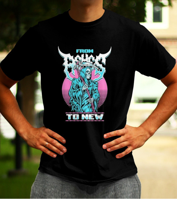 From Ashes To New Rad Reaper Retro Skull T-Shirt