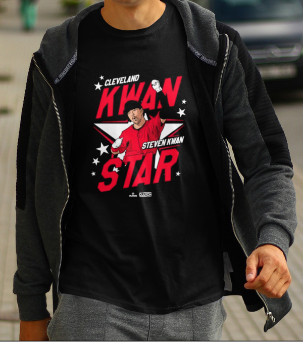 Cleveland Kwan Steven Kwan Star Baseball Clutch Olympics T-Shirt