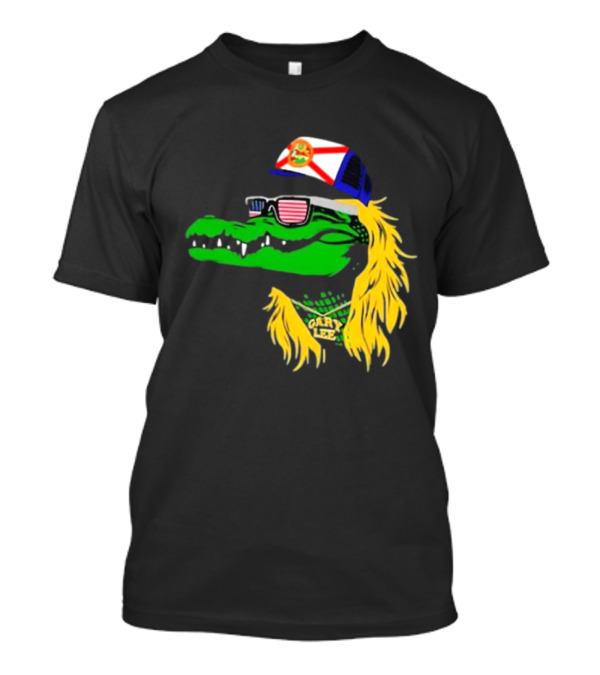 Conservativeant Wearing Gary Lee Gator With Trucker Hat And Sunglasses T-Shirt