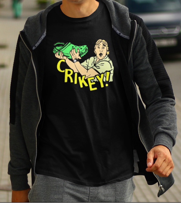 Crikey Crocs Hunter Surprise Enthusiasm T-Shirt