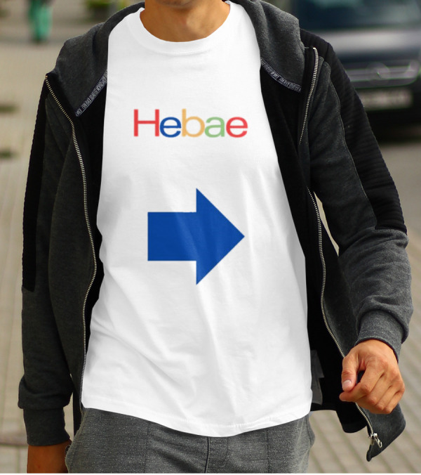 Cursed Couple’s Hebae Shebae Google Arrow T-Shirt