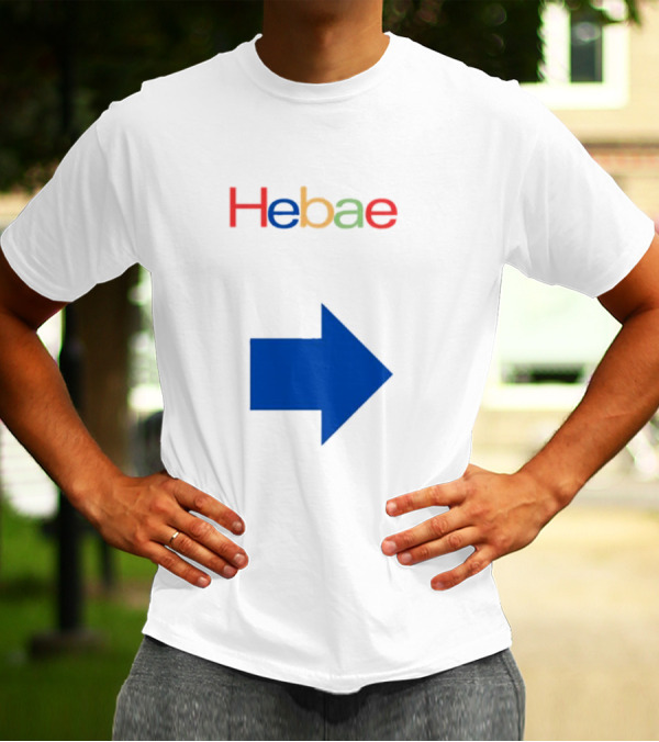 Cursed Couple’s Hebae Shebae Google Arrow T-Shirt