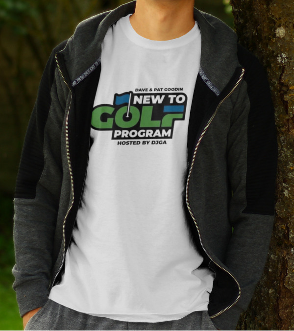 Dave And Pat Goodin New To Golf Program Hosted By DJGA Golf Flag T-Shirt