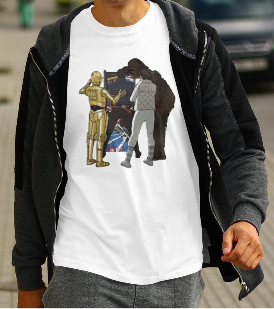 Asteroids Video Game Star Wars Characters T-Shirt