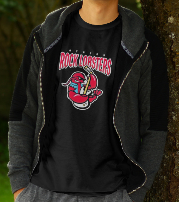Athens Rock Lobsters Playing Guitar T-Shirt