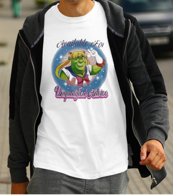 Available Ogre For Unqualified Advice Sailor Moon T-Shirt