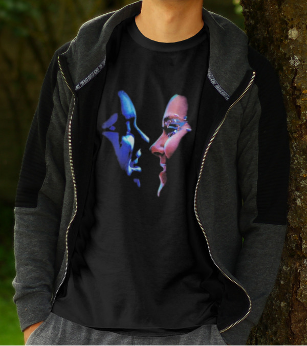 Black Karma Jojo Siwa Face Profile Contrast T-Shirt