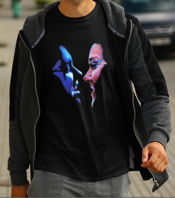 Black Karma Jojo Siwa Face Profile Contrast T-Shirt