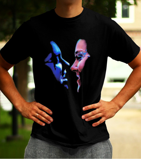 Black Karma Jojo Siwa Face Profile Contrast T-Shirt