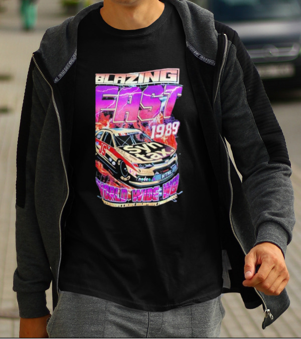 Blazing Fast 1989 Syntax Racing World Wide Web HTML Car T-Shirt