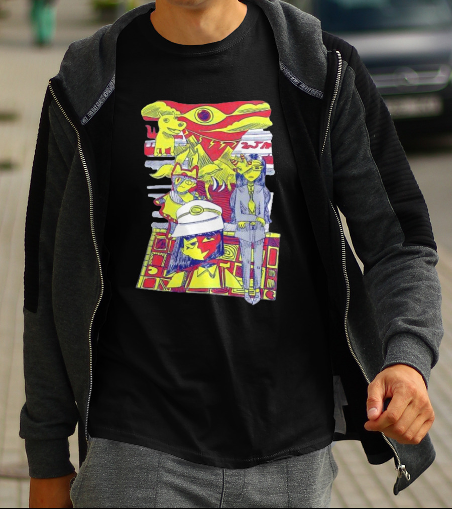 ENA Blood Hub Characters Gaming T-Shirt
