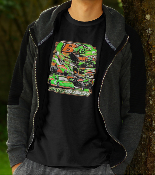 Brexton Busch Racing 18 Servpro Frog T-Shirt