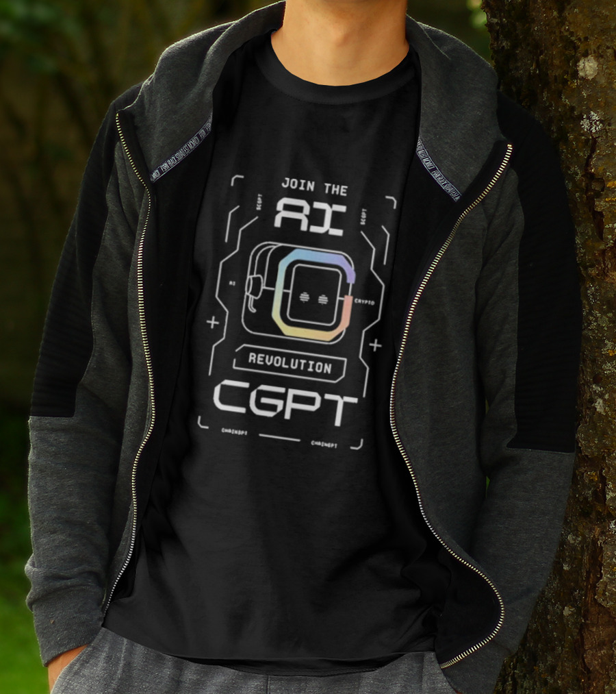 Join The AI Revolution CGPT Crypto AI Revolution Chaingpt T-Shirt