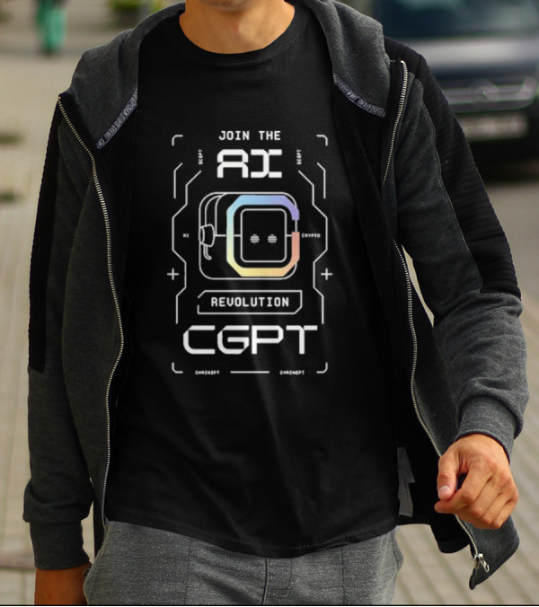Join The AI Revolution CGPT Crypto AI Revolution Chaingpt T-Shirt