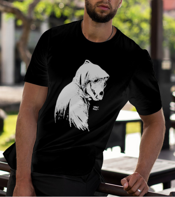 Massive Faceart What Mask Hooded Skull T-Shirt