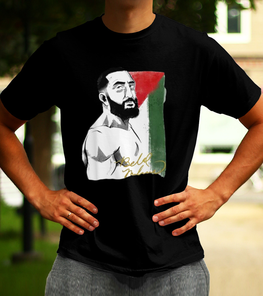 Remember The Name Belal Muhammad Palestinian Flag T-Shirt