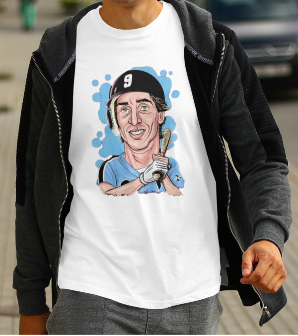 Von Hayes Goat Philadelphia Phillies Baseball Number 9 Cartoon T-Shirt