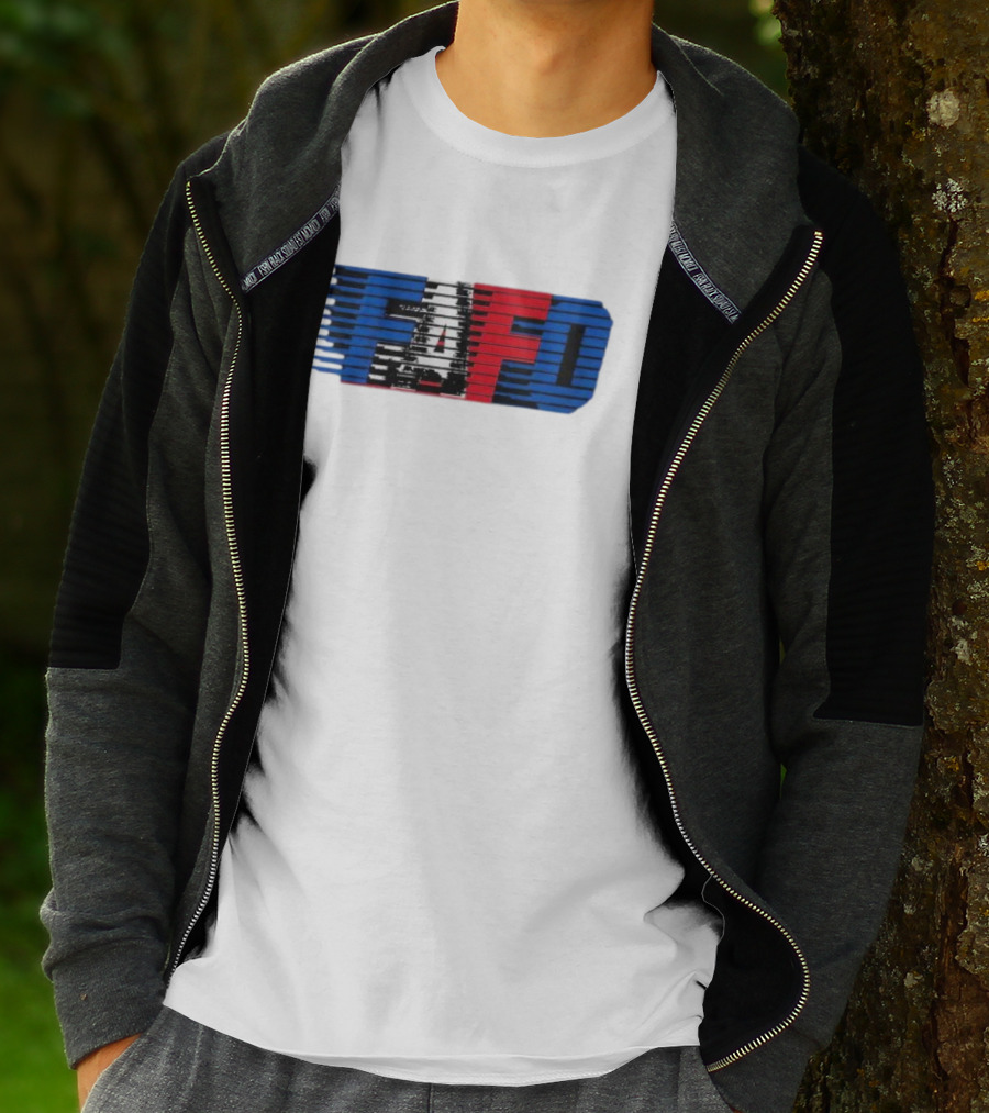 Usa Fafo Red White Blue Stripes T-Shirt