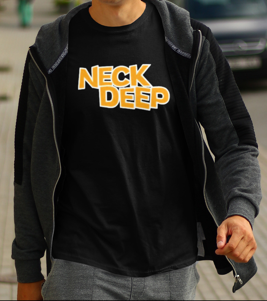 Neck Deep Text T-Shirt
