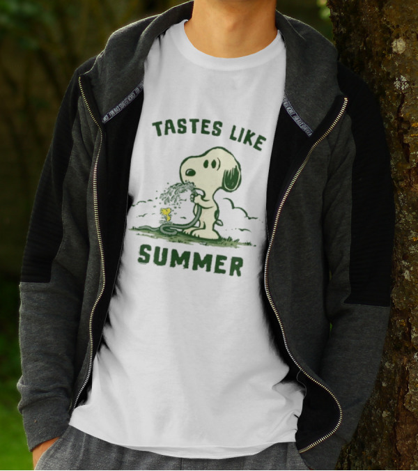Tastes Like Summer Snoopy And Woodstock Peanuts T-Shirt