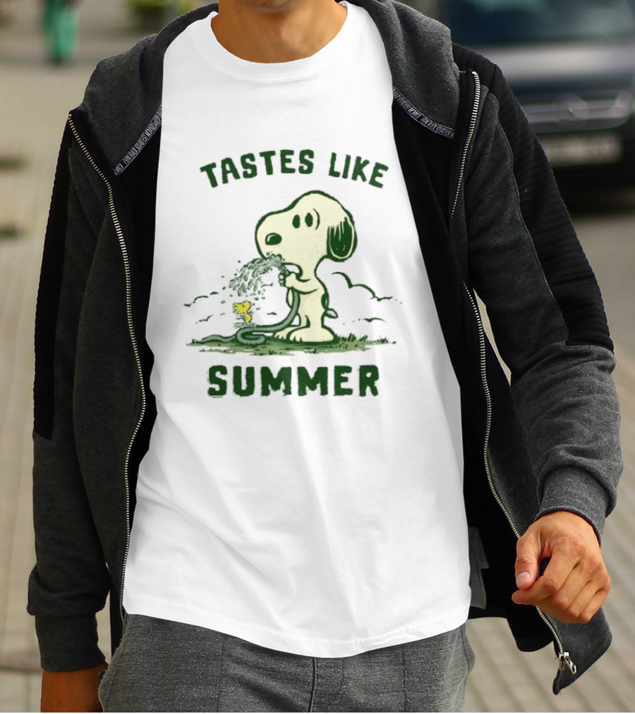 Tastes Like Summer Snoopy And Woodstock Peanuts T-Shirt