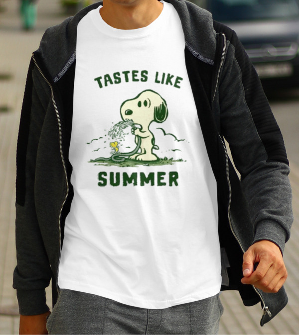 Tastes Like Summer Snoopy And Woodstock Peanuts T-Shirt