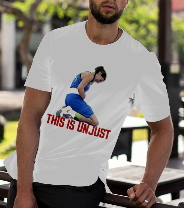 Kellie-Jay Keen Angela Carini This Is Unjust Athlete Kneeling T-Shirt