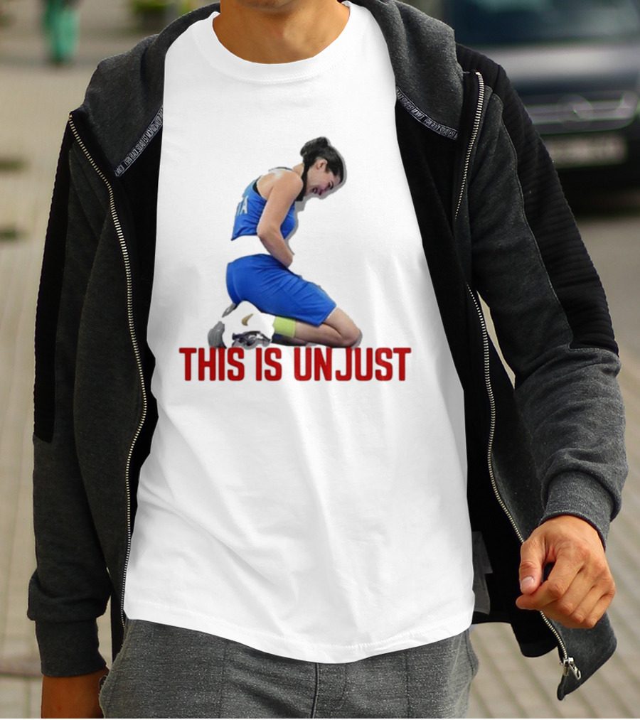 Kellie-Jay Keen Angela Carini This Is Unjust Athlete Kneeling T-Shirt