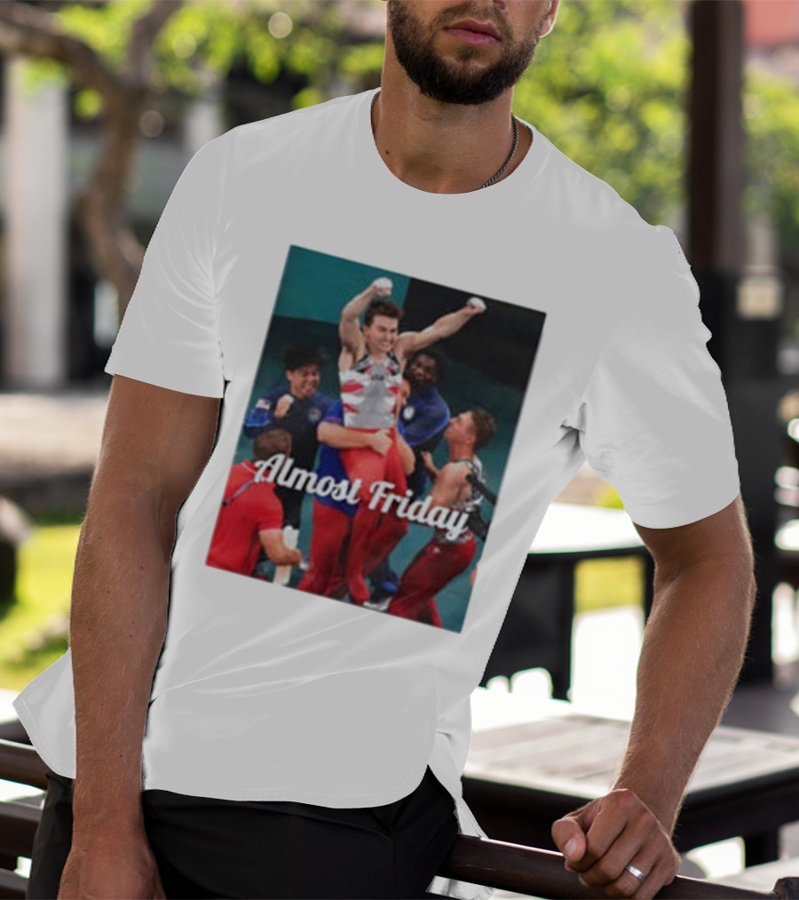 Paul Juda Celebratory Almost Friday Olympic Kid T-Shirt