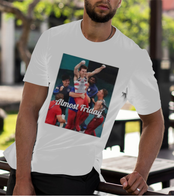 Paul Juda Celebratory Almost Friday Olympic Kid T-Shirt
