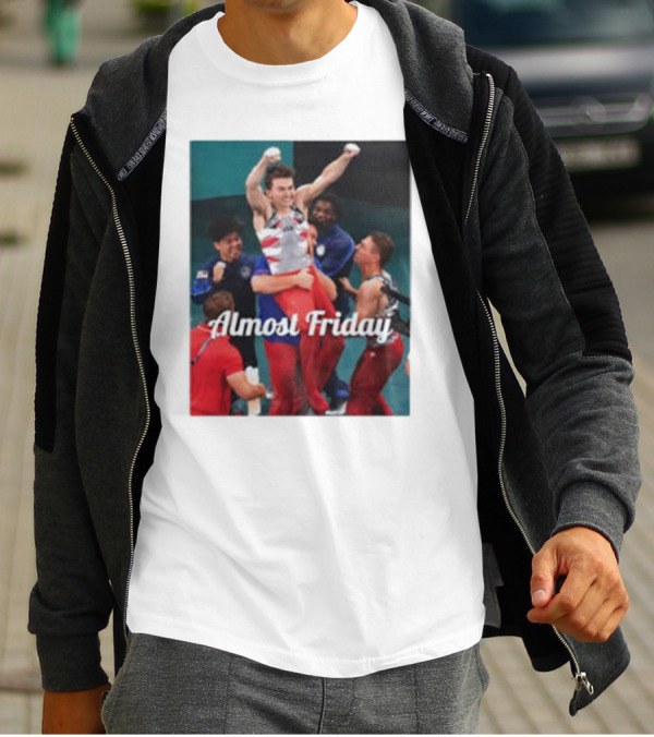 Paul Juda Celebratory Almost Friday Olympic Kid T-Shirt