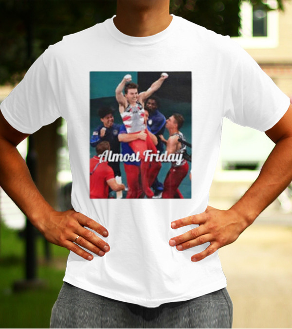 Paul Juda Celebratory Almost Friday Olympic Kid T-Shirt