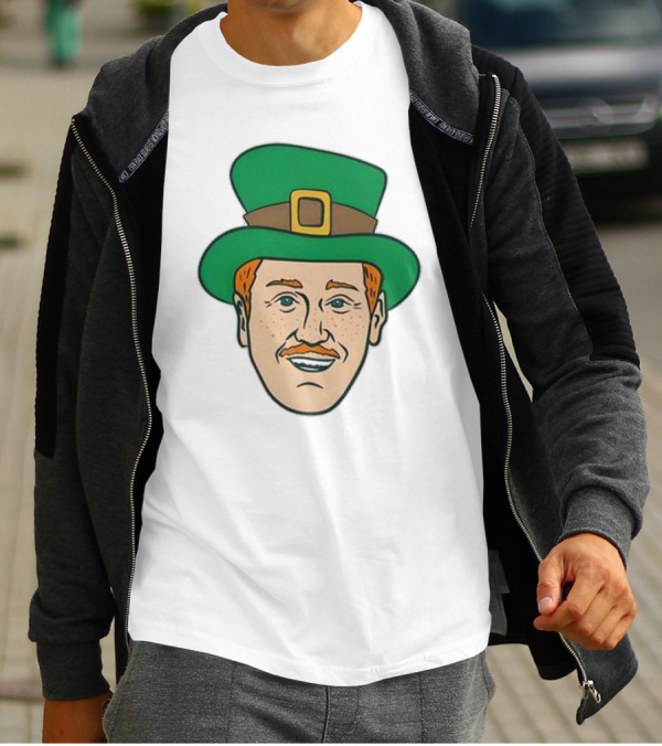 St. Mooktrick’s Day Happy Leprechaun Face With Green Hat T-Shirt