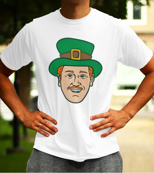 St. Mooktrick’s Day Happy Leprechaun Face With Green Hat T-Shirt