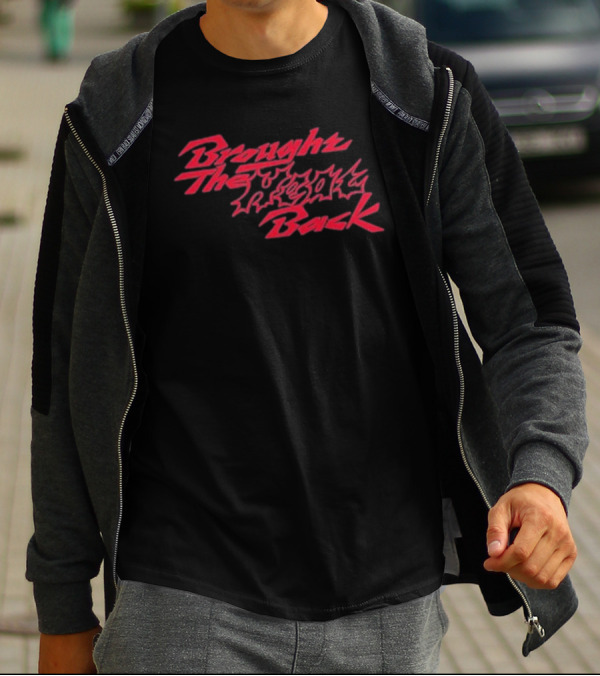 Joyful Brought The Heat Back Retro Flame T-Shirt