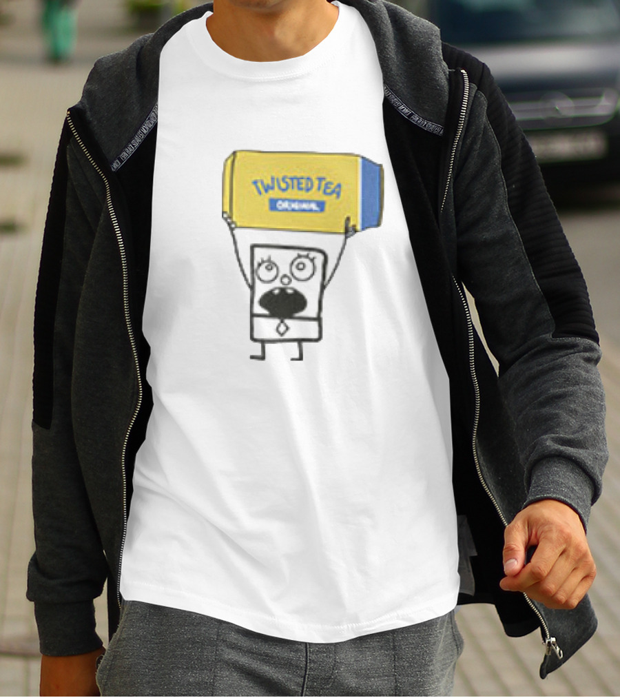 Twisted Tea Original DoodleBob Mashup T-Shirt