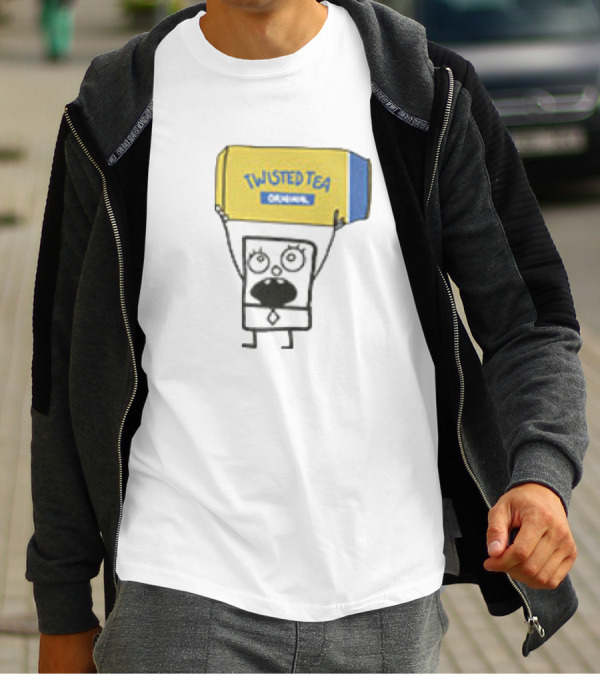 Twisted Tea Original DoodleBob Mashup T-Shirt
