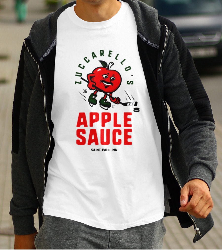 Zuccarello's Applesauce Hockey Saint Paul MN T-Shirt