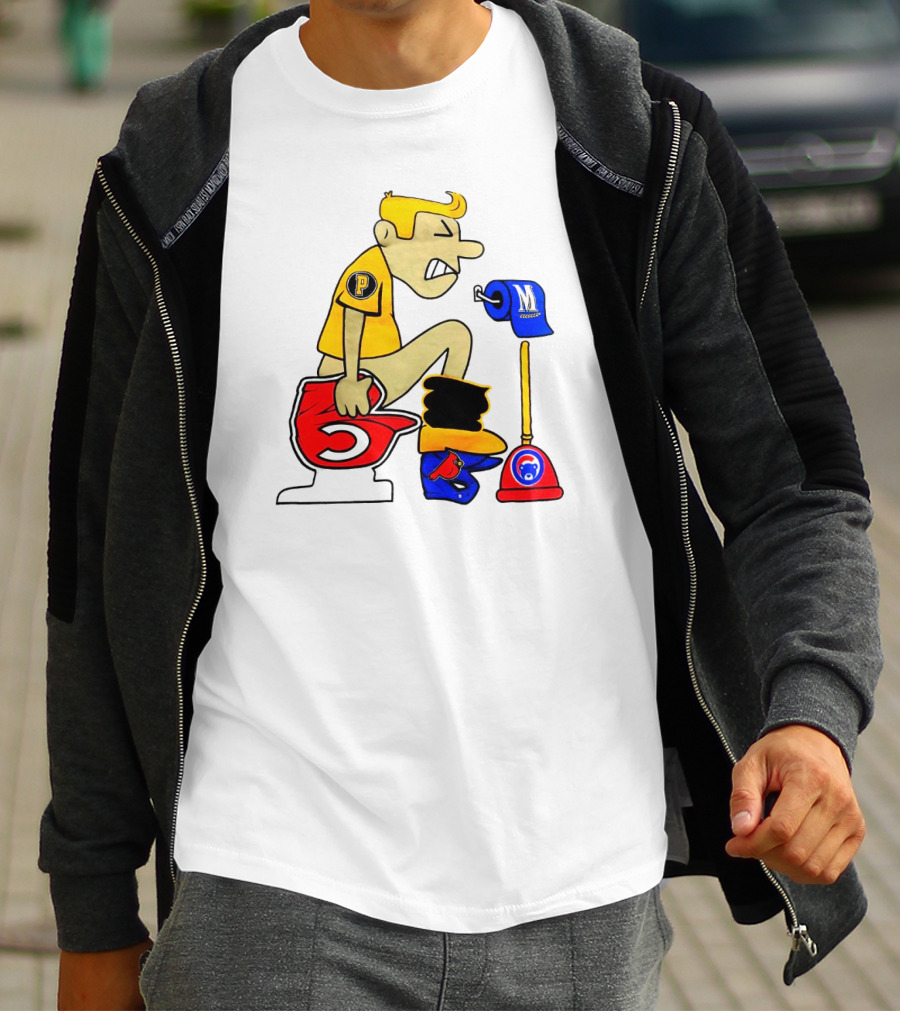 Pittsburgh Penguins Versus Montreal Canadiens Rivalry Humor T-Shirt