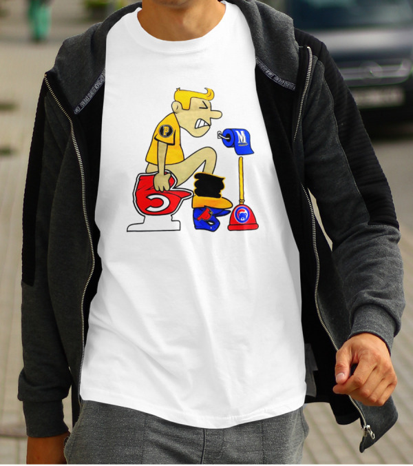 Pittsburgh Penguins Versus Montreal Canadiens Rivalry Humor T-Shirt