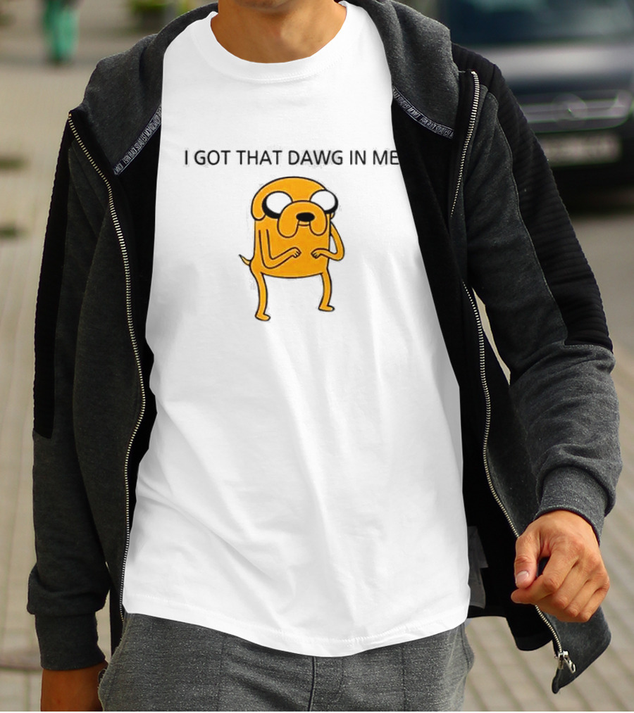 I Got That Dawg In Me Dog Character Orange Body T-Shirt