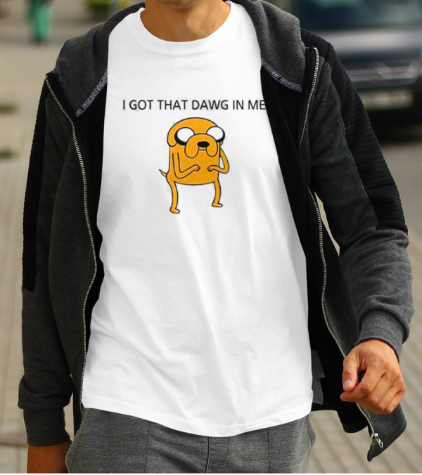 I Got That Dawg In Me Dog Character Orange Body T-Shirt