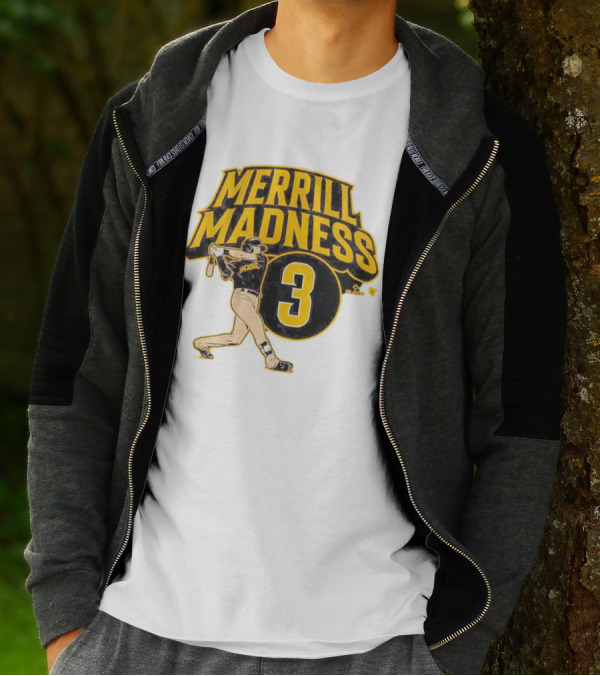 Jackson Merrill Madness 3 Baseball Player Swing T-Shirt