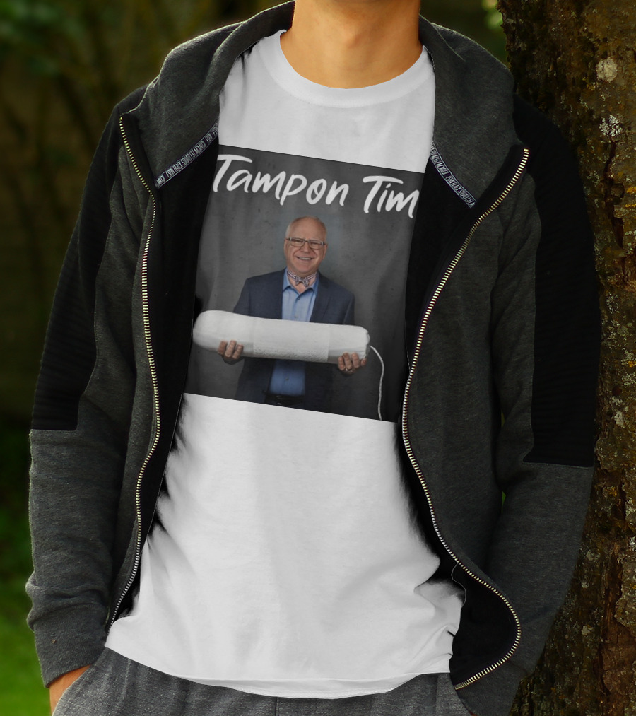 Johnny Midnight Tampon Tim Walz T-Shirt