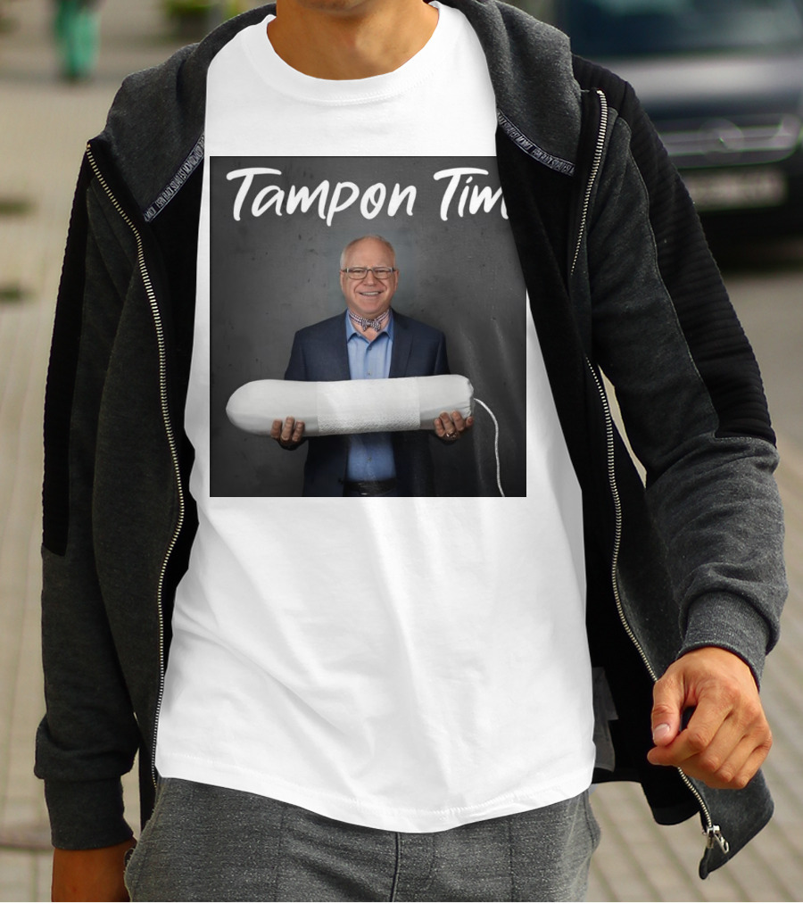 Johnny Midnight Tampon Tim Walz T-Shirt