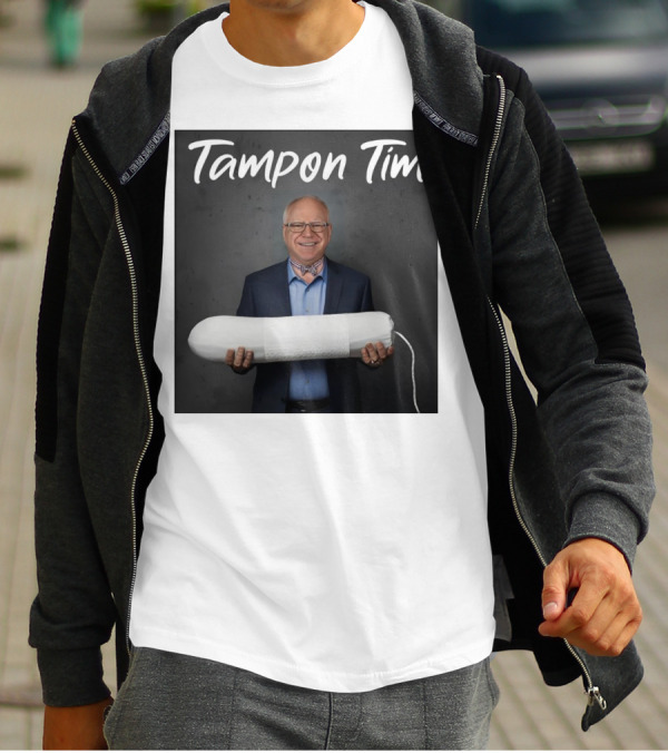 Johnny Midnight Tampon Tim Walz T-Shirt