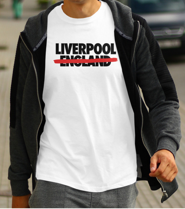 Allezlesrouges Liverpool Crossed Out England T-Shirt